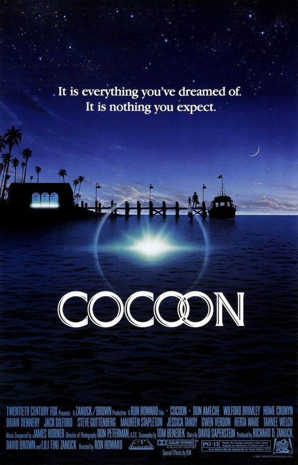 Cocoon (1985) - A Timeless Sci-Fi Comedy Drama Classic Movie Poster | Film Wall Art Print