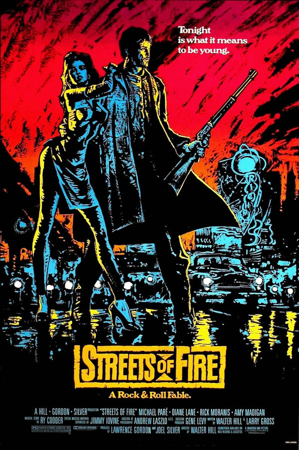 Streets of Fire Movie Poster - 1984 Cult Classic Rock Film Movie Poster | Film Wall Art Print