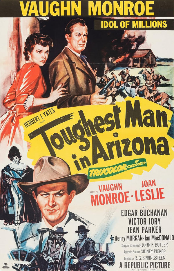 Toughest Man in Arizona (1952) – Classic Western Drama Film Movie Poster | Film Wall Art Print