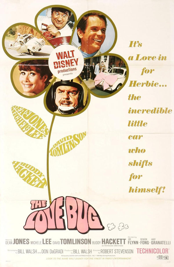 Love Bug (1968) - Family Comedy & Sport Classic Movie Poster Movie Poster | Film Wall Art Print