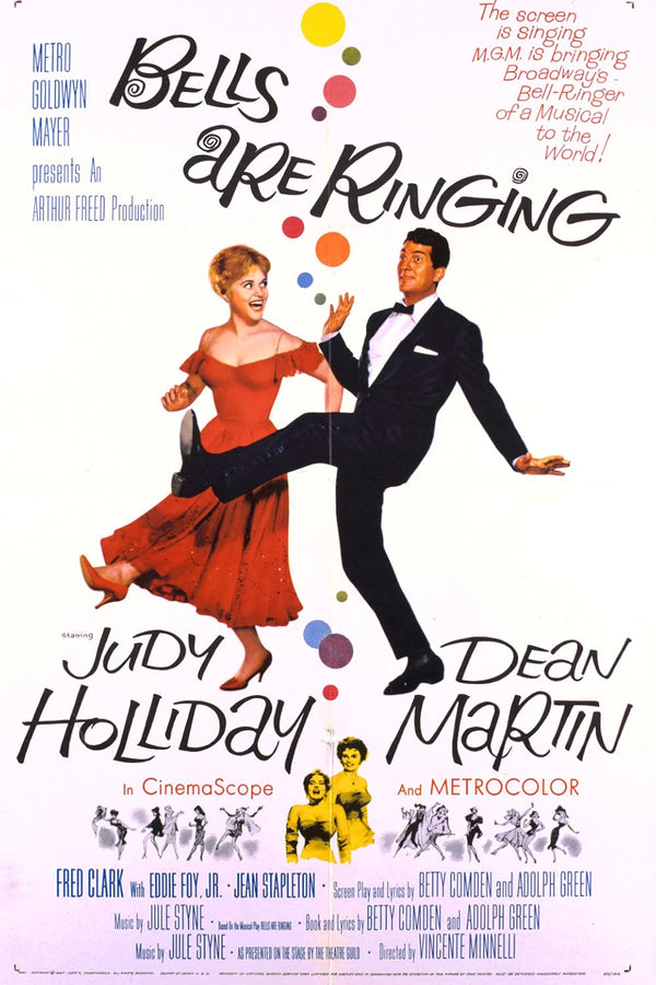 Bells Are Ringing (1960) - Classic Comedy Musical Romance Film Movie Poster | Film Wall Art Print