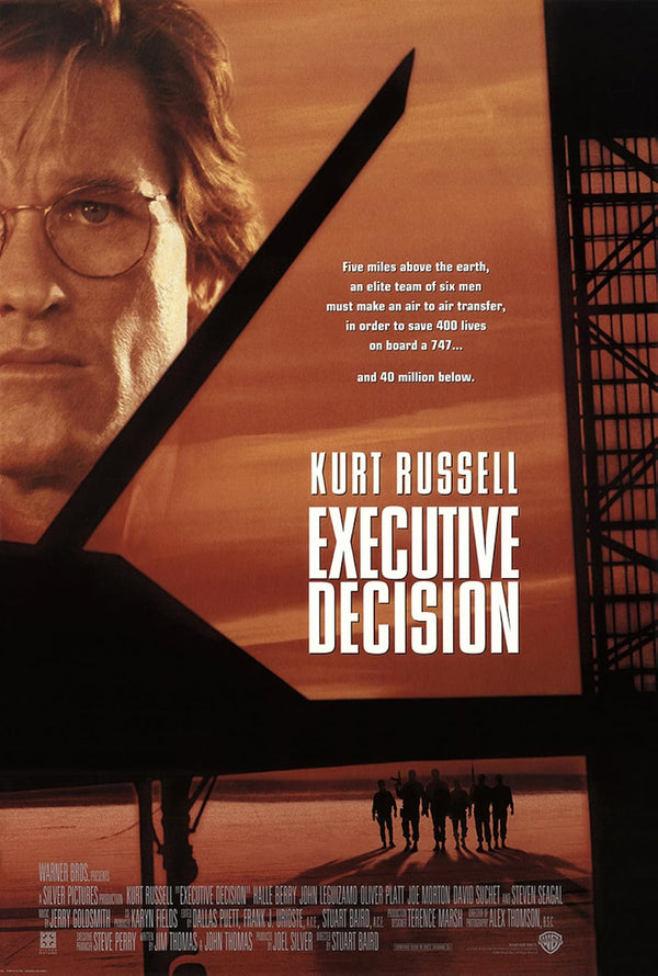 Executive Decision (1996) Movie Poster – Action Thriller Adventure Movie Poster | Film Wall Art Print