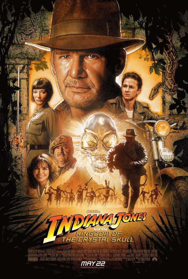 Indiana Jones and the Kingdom of the Crystal Skull Movie Poster Movie Poster | Film Wall Art Print