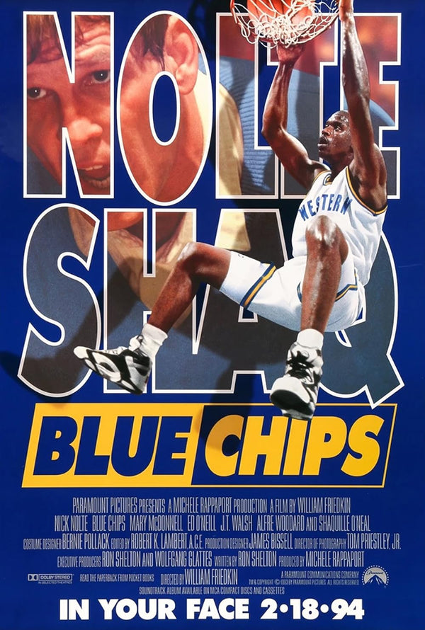 Blue Chips (1994) - Classic Drama Sport Movie Poster Movie Poster | Film Wall Art Print