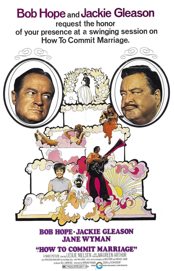 How To Commit Marriage (1969) - Classic Comedy Romance Film Movie Poster | Film Wall Art Print
