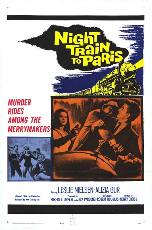Night Train To Paris (1964) – Drama, Mystery, Thriller Movie Poster Movie Poster | Film Wall Art Print