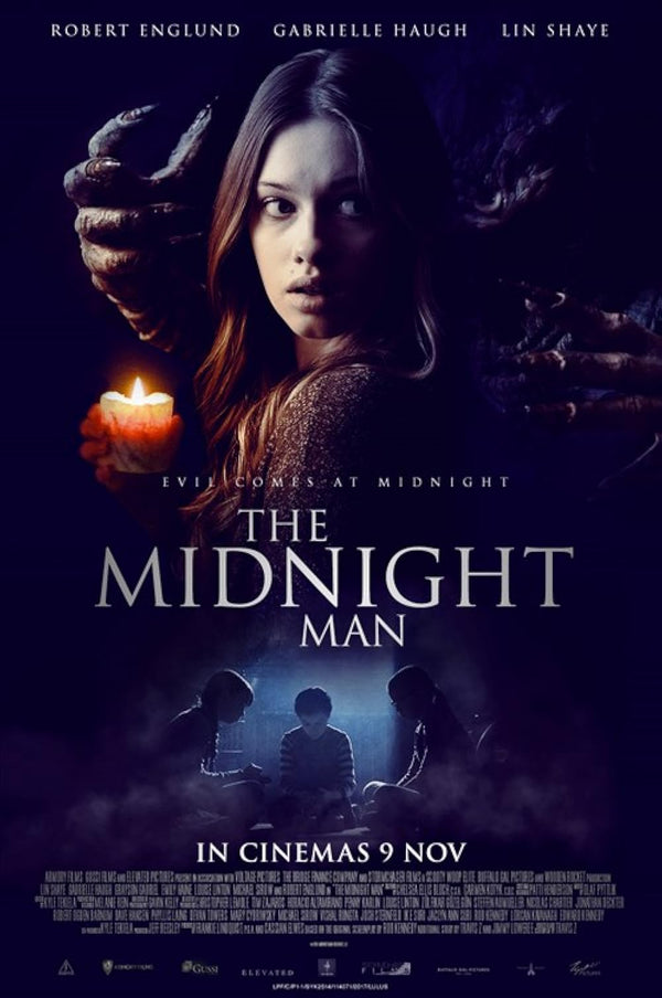 Midnight Man (2016) - Fantasy Horror Mystery Movie Poster Movie Poster | Film Wall Art Print