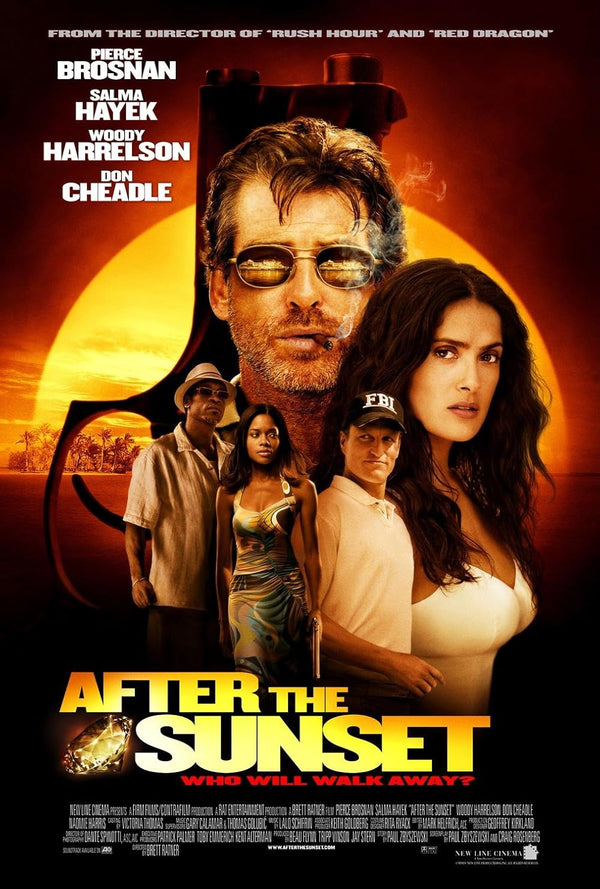 After the Sunset (2004) - Action Comedy Crime Poster Movie Poster | Film Wall Art Print
