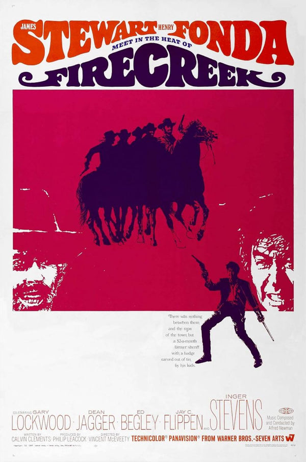Firecreek 1968 Action Adventure Drama Poster Movie Poster | Film Wall Art Print