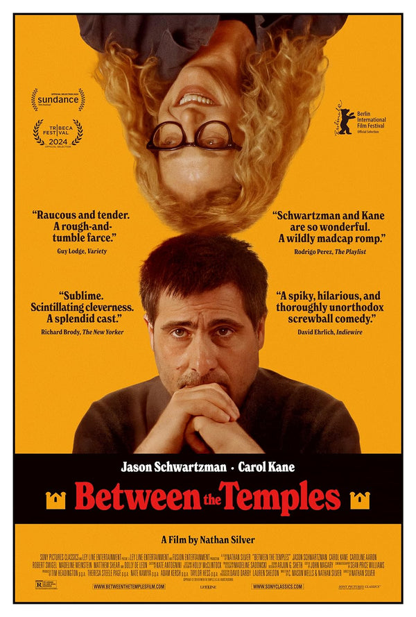 Between the Temples (2024) - A Hilarious Comedy Drama Movie Poster | Film Wall Art Print