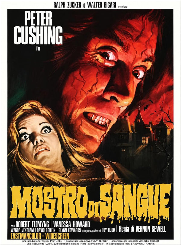 Vampire Beast & Curse of Blood Ghouls (1968) Horror Poster Movie Poster | Film Wall Art Print