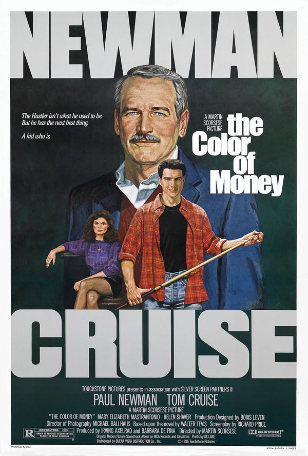 The Color of Money Movie Poster - Classic 1986 Film Art Movie Poster | Film Wall Art Print