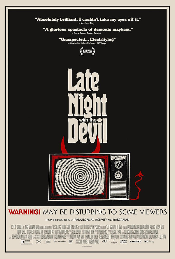 Late Night with the Devil 2023 Horror Movie Poster Movie Poster | Film Wall Art Print