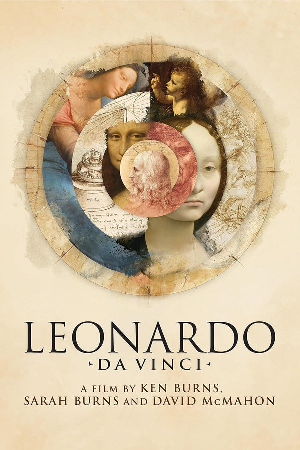 Leonardo Da Vinci TV Series Poster | Historical Documentary Movie Poster | Film Wall Art Print