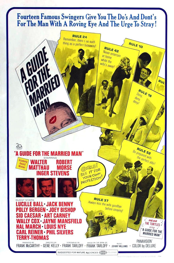 Guide for the Married Man (1967) – Classic Comedy Romance Movie Poster Movie Poster | Film Wall Art Print