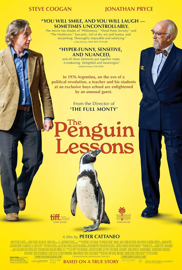 Penguin Lessons (2024) - Heartfelt Drama About Family and Growth Movie Poster | Film Wall Art Print