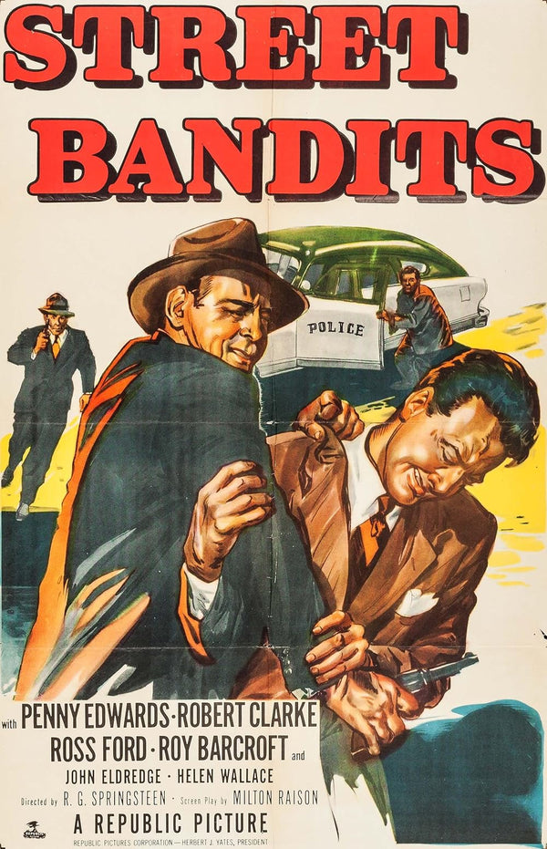 Street Bandits (1951) – Vintage Classic Crime Drama Poster Movie Poster | Film Wall Art Print