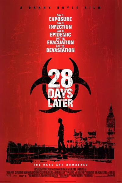 28 Days Later Movie Poster - Iconic Horror Film Art Movie Poster | Film Wall Art Print