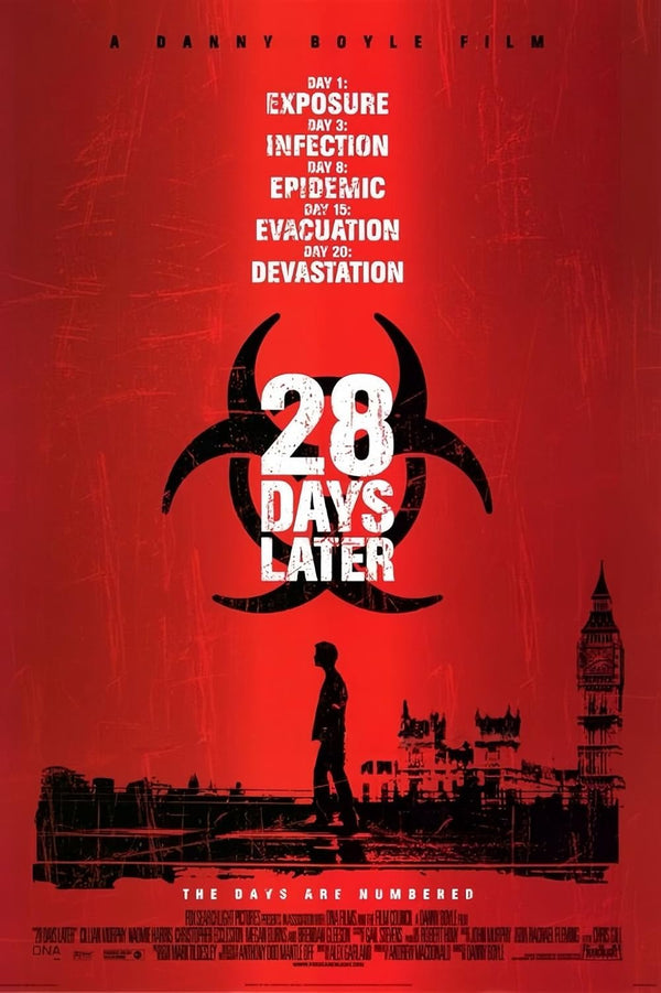 28 Days Later Movie Poster - Iconic Horror Film Art Movie Poster | Film Wall Art Print