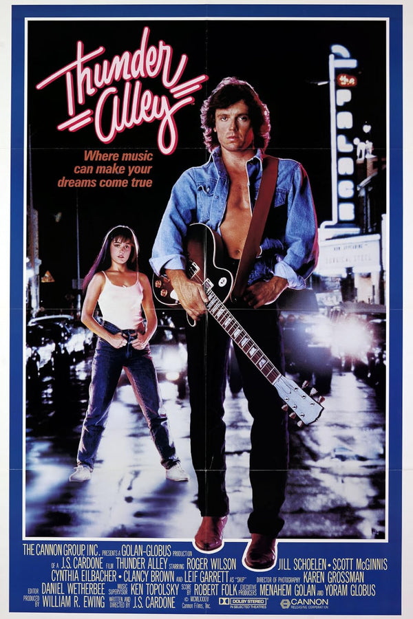 Thunder Alley (1985) - Drama & Music Movie Poster Movie Poster | Film Wall Art Print