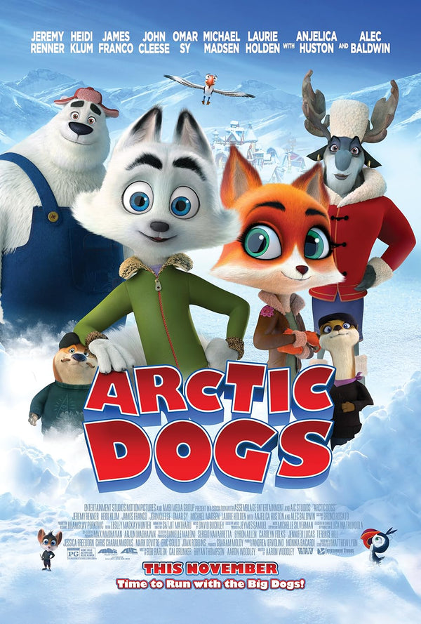 Arctic Dogs (2019) - Animated Adventure Comedy for All Ages! Movie Poster | Film Wall Art Print