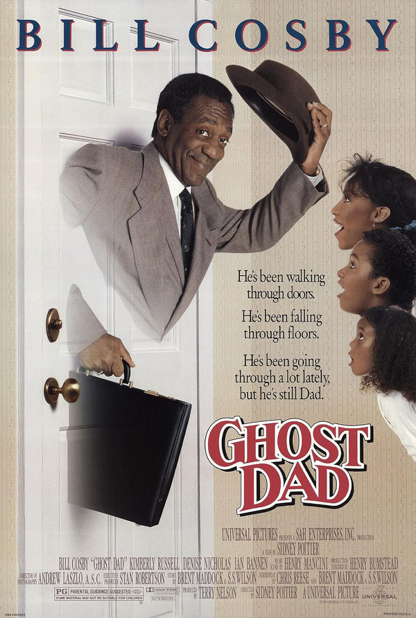 Ghost Dad (1990) - Comedy, Family, Fantasy Movie Movie Poster | Film Wall Art Print