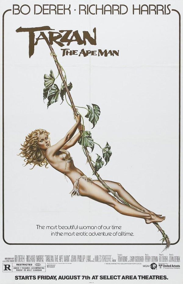 Tarzan The Ape Man (1981) Adventure Drama Poster – Classic Film Movie Poster | Film Wall Art Print