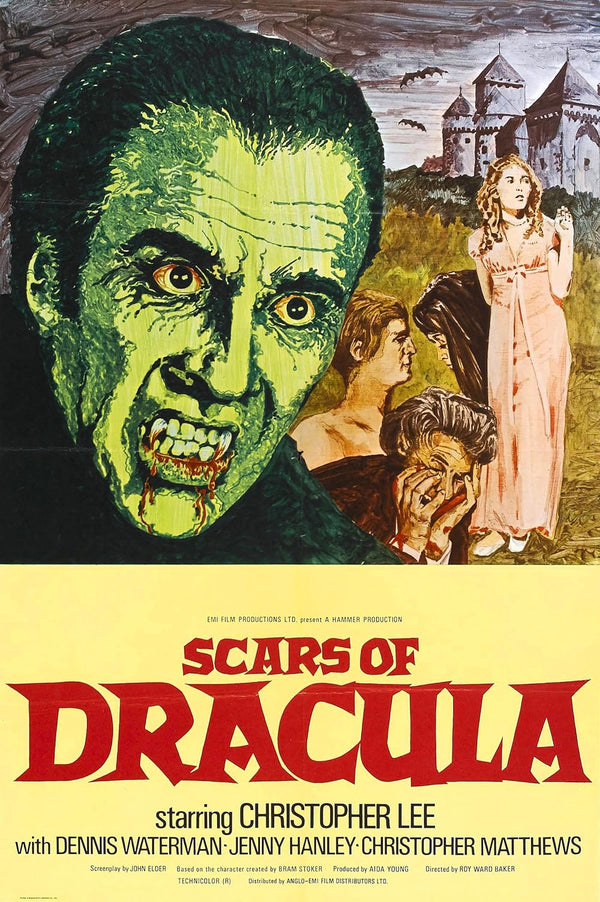 Scars of Dracula (1970) – Classic Horror Movie Poster Movie Poster | Film Wall Art Print