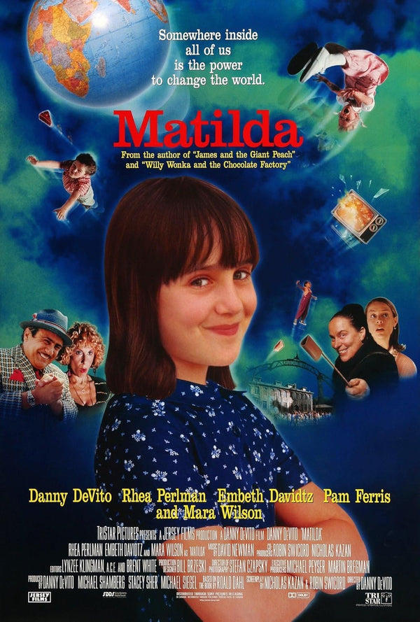 Matilda Movie Poster - Classic Family Film Artwork Movie Poster | Film Wall Art Print