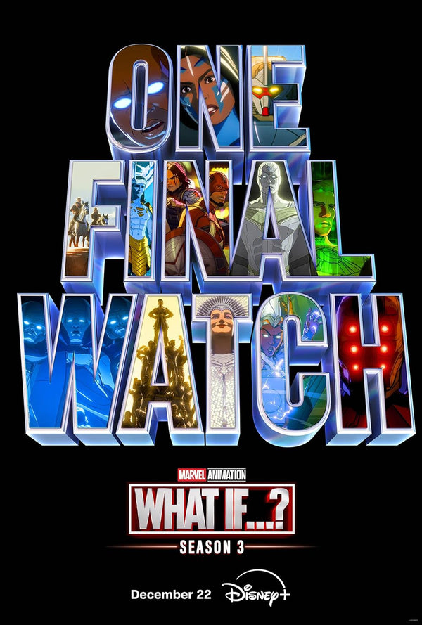 What If ...? | Animated Action Adventure Series Movie Poster | Film Wall Art Print