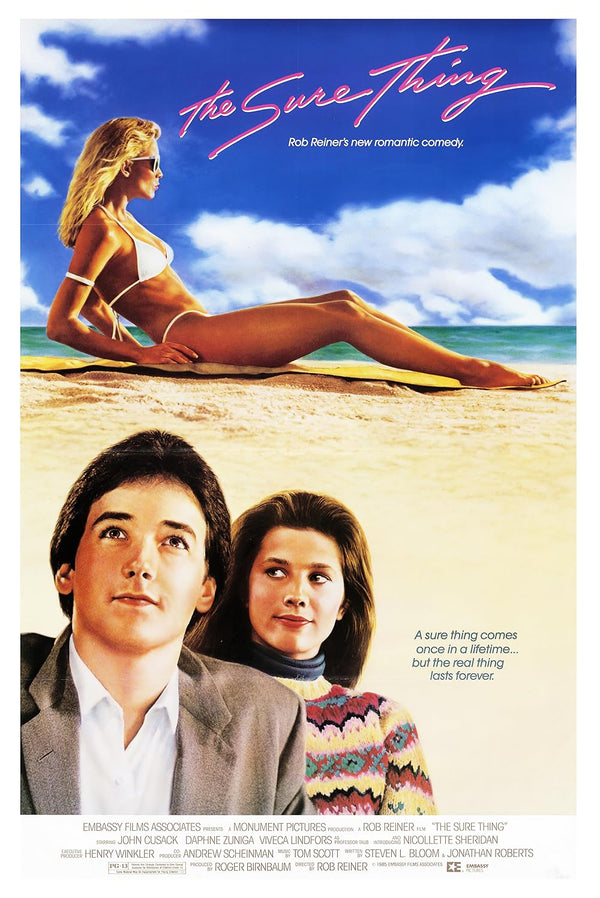 Sure Thing (1985) - Romantic Comedy Drama Movie Poster Movie Poster | Film Wall Art Print