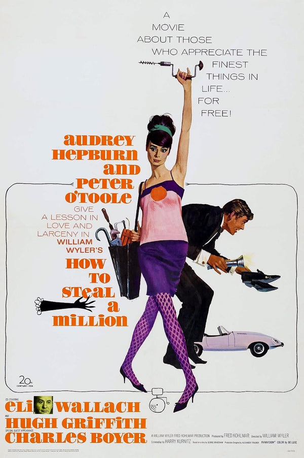 How to Steal a Million (1966) - Comedy, Crime, Romance Movie Poster Movie Poster | Film Wall Art Print
