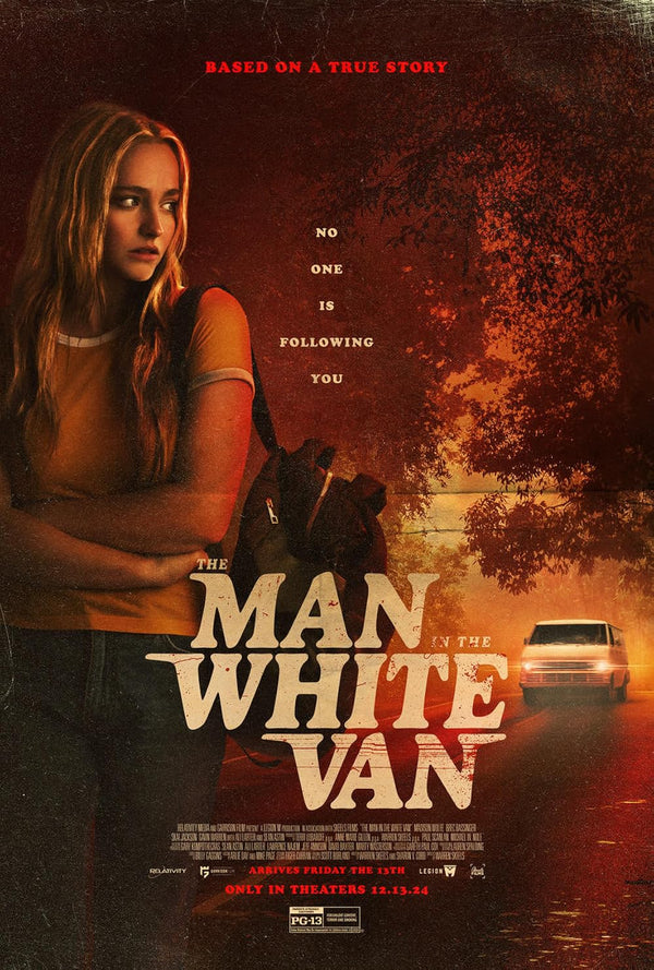 Man in the White Van (2023) - Thriller Poster Movie Poster | Film Wall Art Print