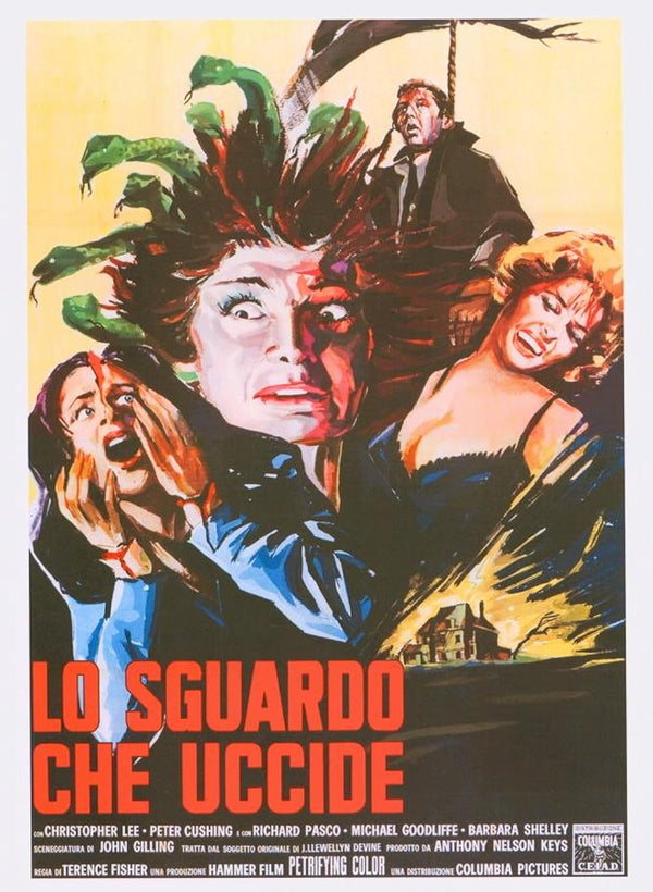 Gorgon (1964) – Classic Horror Movie Poster | Retro Film Art Movie Poster | Film Wall Art Print
