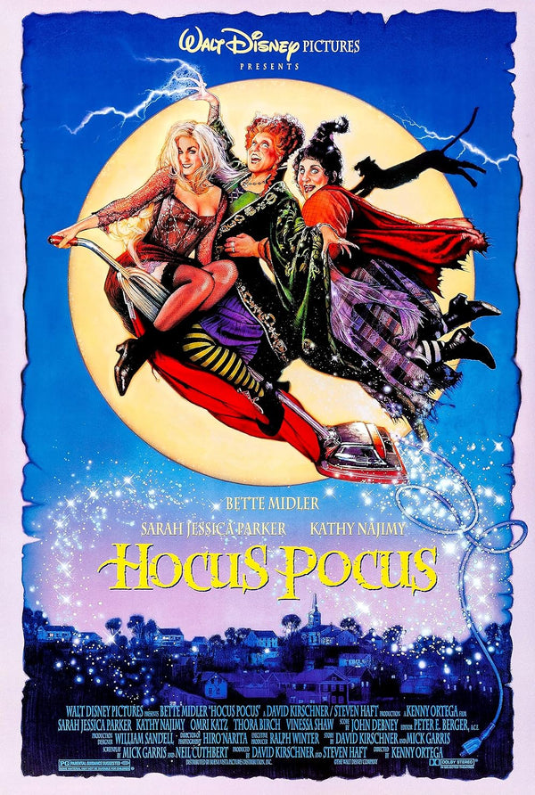 Hocus Pocus Movie Poster - Classic Halloween Film Art Movie Poster | Film Wall Art Print
