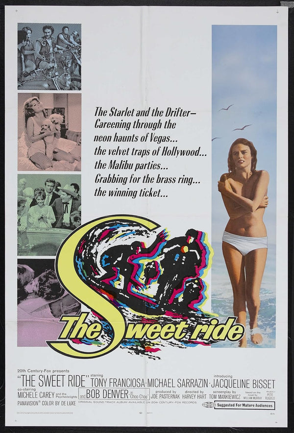 Sweet Ride (1968) - A Classic Drama Movie Poster Movie Poster | Film Wall Art Print