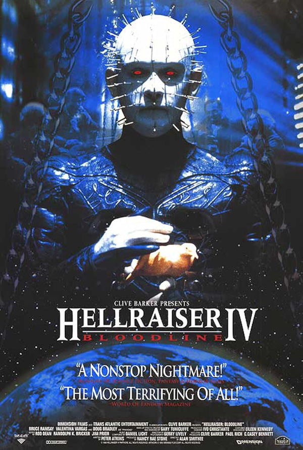Hellraiser: Bloodline (1996) - Horror Sci-Fi Movie Poster Movie Poster | Film Wall Art Print