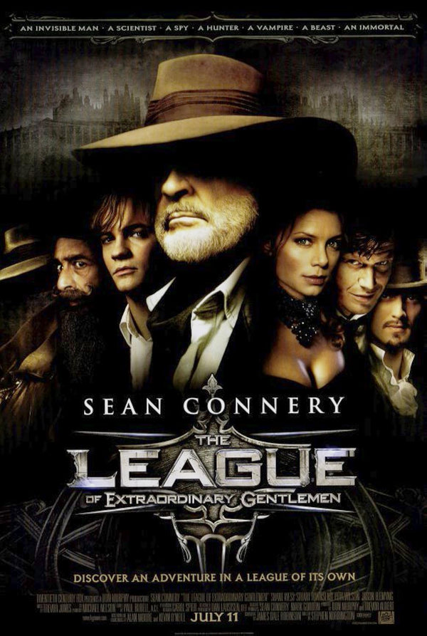 League of Extraordinary Gentlemen (2003) - Action, Adventure, Fantasy Movie Poster Movie Poster | Film Wall Art Print