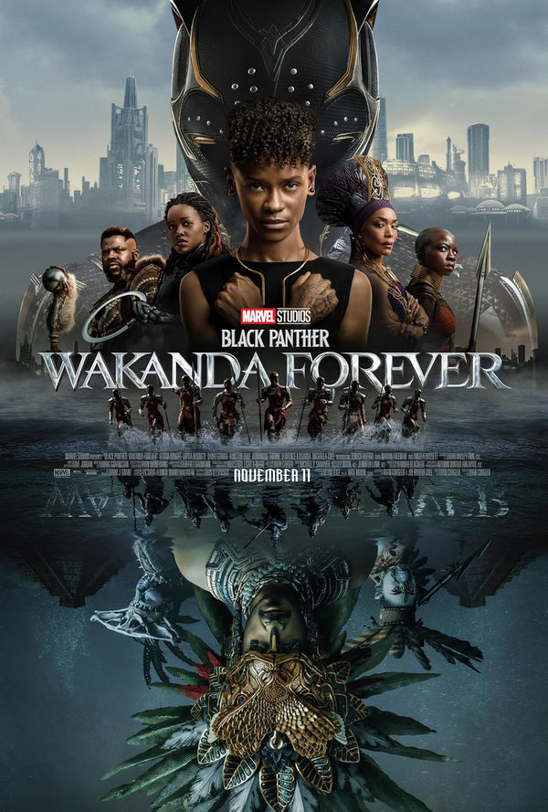 Black Panther: Wakanda Forever – Epic Action & Adventure Movie (2022) Movie Poster | Film Wall Art Print