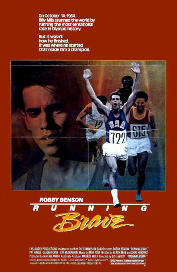 Running Brave (1983) - Biography, Drama, Sport Movie Movie Poster | Film Wall Art Print