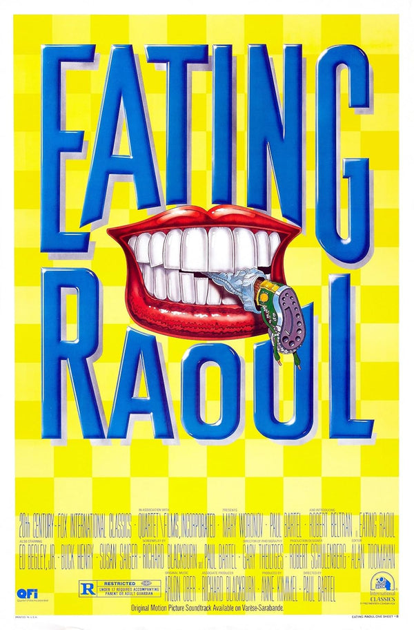 Eating Raoul (1982) Dark Comedy Crime Thriller Movie Poster | Film Wall Art Print
