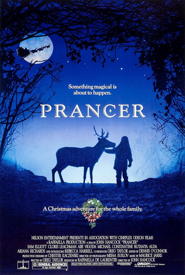 Prancer (1989) Movie Poster – Heartwarming Family Fantasy Drama Movie Poster | Film Wall Art Print