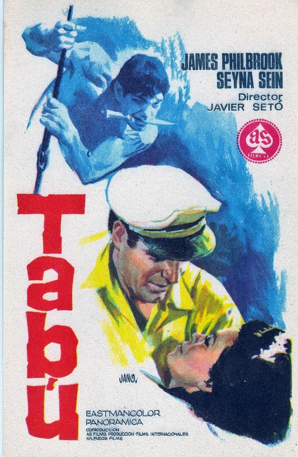 Drums of Tabu (1966) Adventure Classic – Explore the Wild Movie Poster | Film Wall Art Print