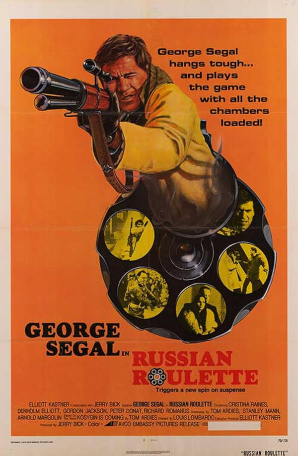 Russian Roulette (1975) – Crime Thriller Movie Poster Movie Poster | Film Wall Art Print
