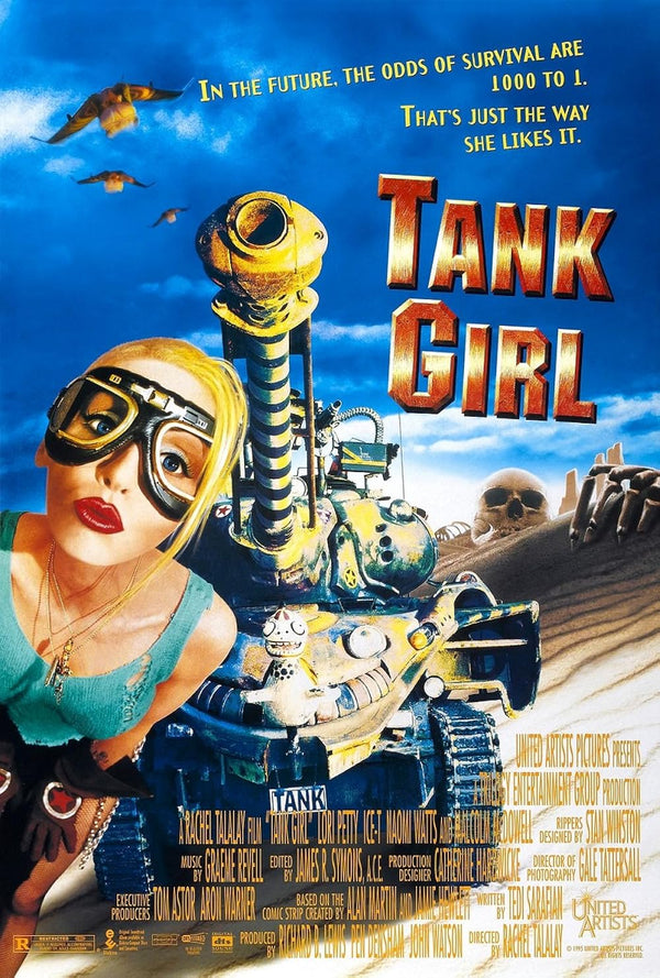 Tank Girl (1995) - Action, Comedy, Sci-Fi Movie Poster Movie Poster | Film Wall Art Print