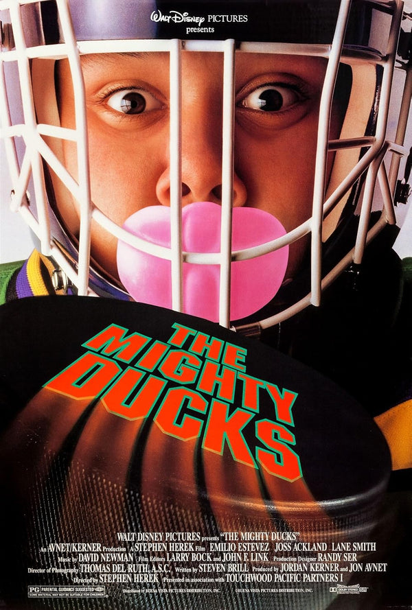 Mighty Ducks Movie Poster - Classic Sports Film Artwork Movie Poster | Film Wall Art Print