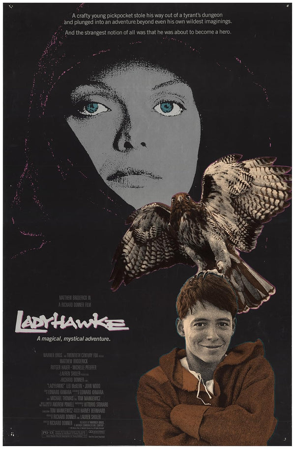 Ladyhawke (1985) - Adventure Comedy Drama Movie Poster Movie Poster | Film Wall Art Print