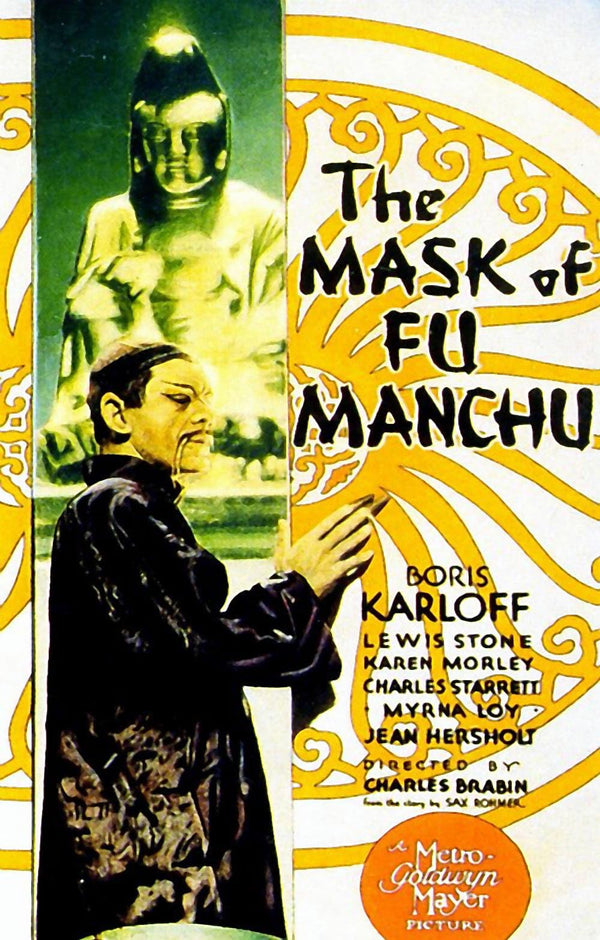 Mask of Fu Manchu (1932) - Classic Adventure Horror Film Poster Movie Poster | Film Wall Art Print
