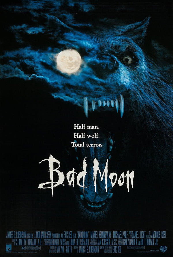 Bad Moon (1996) Horror Poster – Thriller Movie Review Movie Poster | Film Wall Art Print