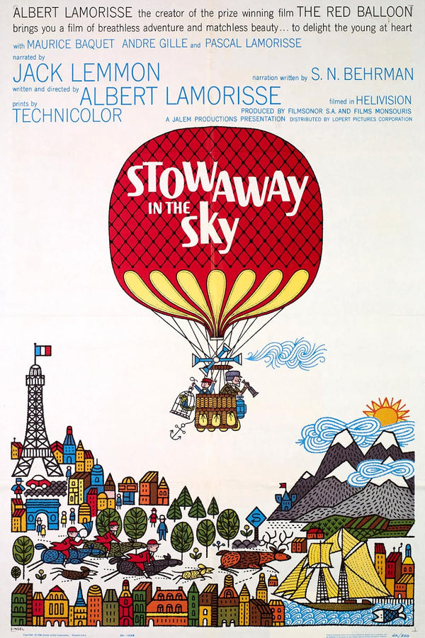 Stowaway in the Sky (1960) - Classic Adventure Movie Poster Movie Poster | Film Wall Art Print